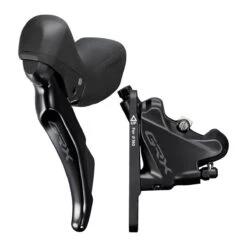 Shimano GRX ST-RX400 Brake/Shift Lever Combination 2x10 Speed With BR-RX400 Disc Brake Caliper (Front Or Rear)