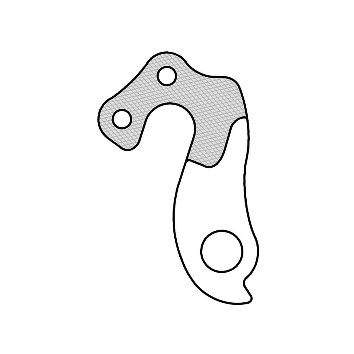 Marwi GH-126 Derailleur Hanger 5 Marwi GH-126 Derailleur Hanger - Billede 3