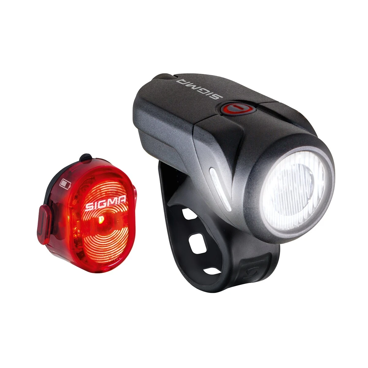 SIGMA AURA 35 USB LED Front Light/NUGGET II Rear Light Set 4 SIGMA AURA 35 USB LED Front Light/NUGGET II Rear Light Set - Billede 2