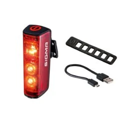 SIGMA BLAZE USB Battery-Powered Rear Light With Brake Light -Cykeldele Butik DECBBA6D1649AAC44D8C569738B5794D